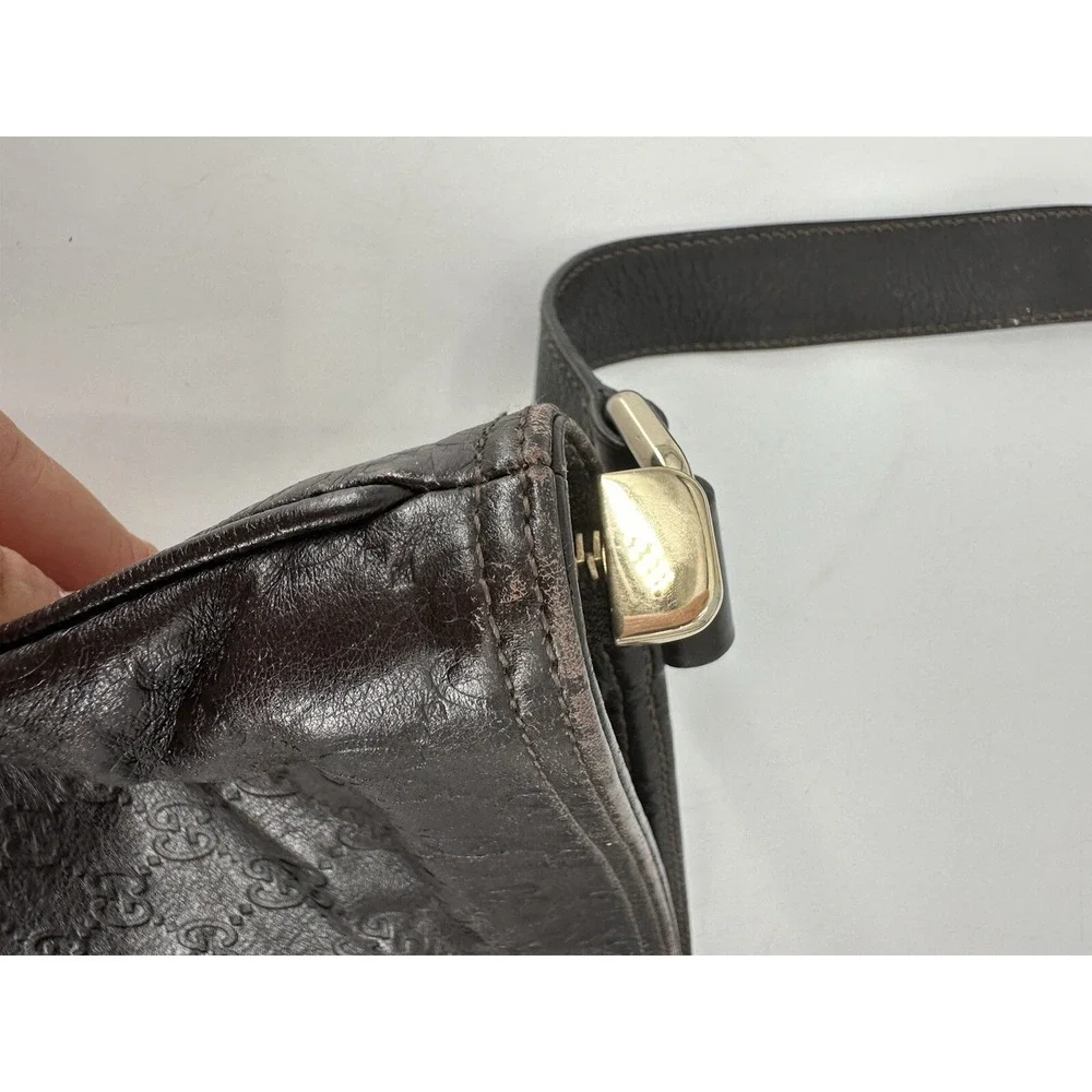 GUCCI Messenger Bag Brown Model Number: 201446‎